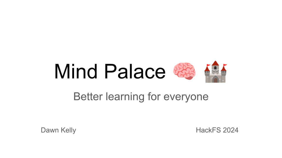 Mind Palace - HackFS